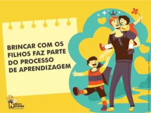 Brincar com os filhos